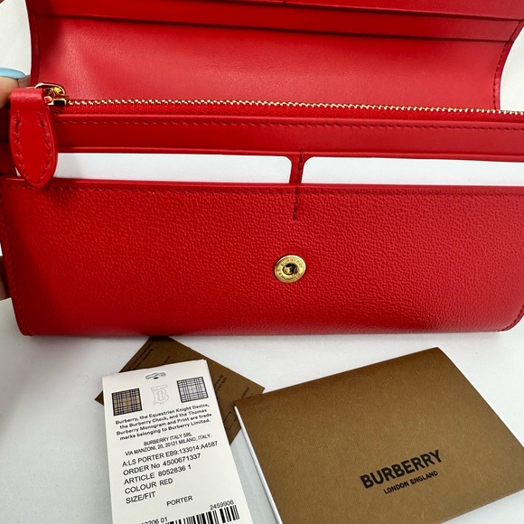 Burberry leather long wallet - Picture 4 of 7